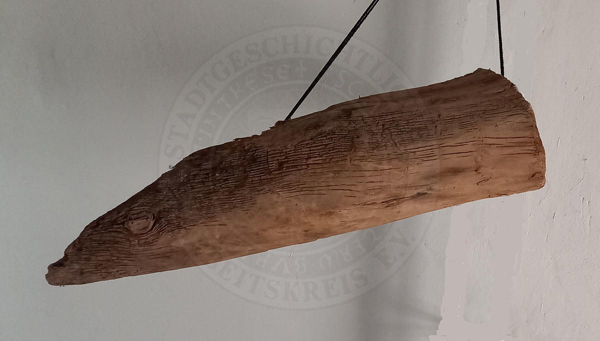 Holzwasserröhre